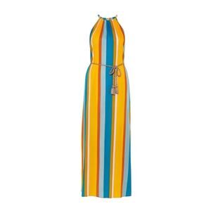 JustFab Halter Vacation Maxi Dress Multicolor XS NEW